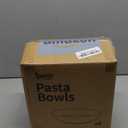 LE TAUCI Pasta Bowls 45 oz, Salad Bowls Set for Serving Soup, Pasta, Noodle, Dinner, Large Kitchen Bowl Plates, Microwave Safe - 8.5 Inch, Set of 4, White