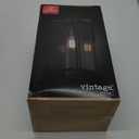 Globe Electric Vintage 1-Light Matte Black Hurley Wall Sconce