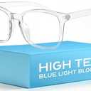 livho High Tech Blue Light Glasses - Advanced 99% Blue Light Blocking Computer Glasses - Anti Eyestrain & UV Glare Protection