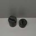 Slipstick Stack-Its 1 Inch Adjustable Bed Risers/Furniture Risers (Set of 8) Lifts Height 1", 2" or 3"  Black Heavy Duty Risers for Desks, Couches, Sofas, Beds, Tables, Dressers, and More