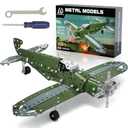 Lucky Doug Building Toys Model Airplane Set - DIY Building Stem Projects Toys for Kids Boys Ages 8-12, Assembly Science Toys for Model Fans