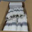 Nervure 350PCS Silver Plastic Plates - Silver Plastic Dinnerware Sets for 50 Guests - 100 Disposable Plates, 150 Silverware, 50 Cups, 50 Napkins for Wedding & Party