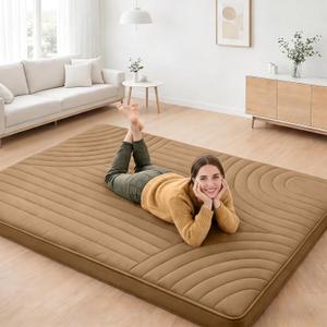 ZonLi Japanese Floor Mattress Futon Mattress Queen Size 4 Inch Thick