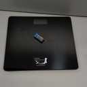 NUTRI FIT Digital Bathroom Scale for Body Weight, Bath Scale for Accurate Weight Watching with Large LCD Display, Most Accurate for The Elderly Safe Home Use, 330 lbs (Cool Black)