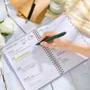 Timart 2026 Planner, Weekly and Monthly Planner, January 2026 - December 2026, Hardcover 2026 Calendar Planner Book with Tabs, Inner Pocket For Women, Perfect for Office School Home, A4(8.5" x11")-Purple