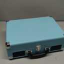 Victrola Journey Bluetooth Portable Suitcase Record Player  with Built-in Speakers, 3 Speed Vinyl Record Player, RCA Out, Headphone Jack, Turquoise