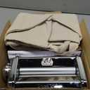 Marcato Made in Italy Atlas 150 Design Manual Pasta Maker Machine, Chrome Steel. Makes Lasagna, Fettuccine & Tagliolini