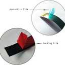 16 FT Shiny Black Self-Adhesive Liner,Wall Molding Trim