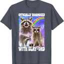 Officially Diagnosed With Slay-DHD T-Shirt, Men, Heather Blue, X-Large