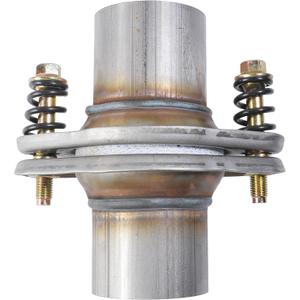 Exhaust Flange,Car Accessories,1.75" 2" 2.25" 2.5" Exhaust Flex Spring Flanges,Exhausts Flange Spring Joint with Bolt and Gasket,Automotive Replacement,Suitable for Cars Trucks SUVs (2.5")