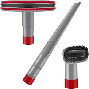 Crevice Tool and Dust Brush Upholstery Tool Compatible with Shark Navigator Lift-Away Vacuum Cleaner Models NV500, NV501, NV502, NV560, Compare to Part No.X11FC500 Gray