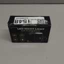 L LOHAS LED Night Light, Automatic Night Lights Plug into Wall, 2 Pack Nightlights With Light Sensor, 3000K Soft White 0-100LM Dimmable Modern Nightlight for Kids Bedroom Hallway