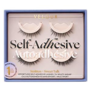 Velour Effortless Self Adhesive Eyelashes (2-Pack) Smitten + Sweet Talk, Reusable Pre Glued Strip Lashes, No Trim Needed Lash Strips, Press On Eyelashes No Glue Needed, Lightweight Adhesive Strips