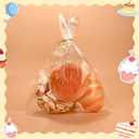 3 x eowqeiur Christmas Gift Bags(9x12 Inch) 120 PCS Large Clear Plastic Cellophane Bags for Treat Goodie Candy Cookie Goody Clothes Pouches Holiday Birthday Party Favors Supplies Wrapping Packaging