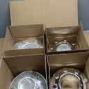 G-PLUS Dually Front 4X4 Open Chrome Wheel Center Hub Cap Compatible with 2005-2018 Ford F350 Replaces 5C3Z1130TA 4 pack