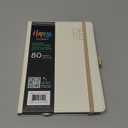 Happy Planner Undated Guided Disc-Bound Journal, 80 Pages, A5 Size, Wellness Layout, Ivory