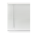 MOOD Mini Blinds | 32 inch blinds for windows | 1" Cordless Vinyl Window Treatment | Premium White | 32 x 36