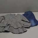 Renotemy Baby Girl Clothes Toddler Girl Clothes Outfits Infant Clothing Jeans Pants Set Cute Clothes Set for Girls (2-3T, Black White Plaid)