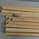 1/2 x 48 Inch 25 PCS Dowel Rods Wood Sticks Wooden Dowel Rods - Unfinished Bamboo Sticks - for Crafts and DIYers