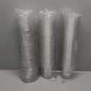 [100 PACK] 12 oz Clear Plastic Cups With Strawless Sip Lids, Disposable Plastic Cups With Sip Through Lids for Ice Coffee, Smoothie, Slurpee, or Any Cold Drinks