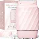 4-in-1 Electric Razor for Women, Bikini Trimmer & Facial Hair Remover, Rechargeable Cordless Dual-Head Shaver, IPX7 Waterproof, Painless & Hypoallergenic for Sensitive Areas, Pink