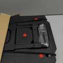 Car Seat Dolly for Airport - CarSeat Roller Cart Wheels for Airplane - Car Seat Travel Cart Carrier with Straps Foldable Luggage Trolley Folding Hand Truck (Black)