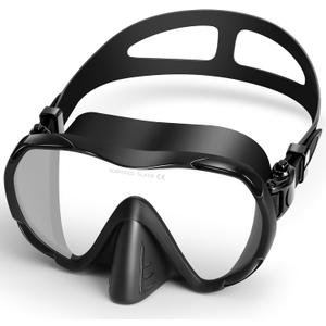 2 x Adult Swim Goggles with Nose Cover, Wide View Diving Mask No Leak Swimming Goggles for Men Women Youth