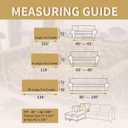 Boho Anti-Slip Couch Cover Soft Pet-Friendly Sofa Cover for Dog Chenille Couch Cover Multi-use Furniture Protector Cover Washable (SMHY-Brown, 71"*102")