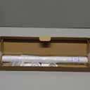 Closet Rods for Hanging Clothes, 17 to 28 Inch Heavy Duty Stepless Adjustable Closet Hanging Rod, 1.3 Inch Diameter Metal Closet Rod for Wardrobes Laundry Bedroom RV, White