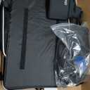 Petskd Side Expandable Extra Large Cat Carrier with Litter Box Area, 24"x17"x17" Soft-Sided Pet Carrier for 2 Cats Under 55 lbs with Zipper Locks for Car Travel(Black)