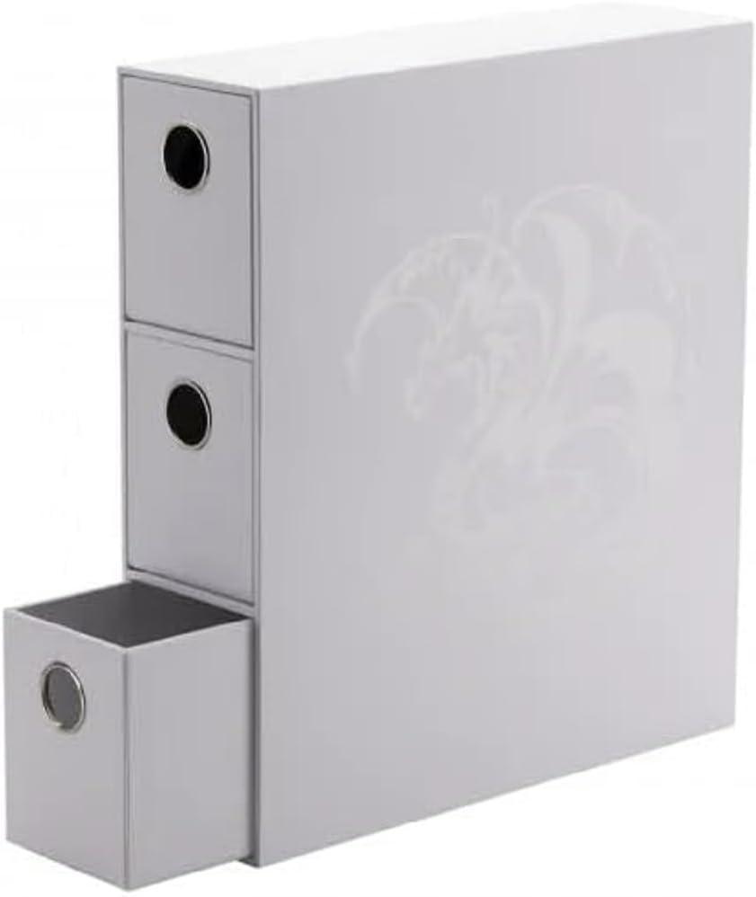Arcane Tinmen - Dragon Shield: Fortress Card Drawers: White 1200CT  Card Games - Compatible with Pokemon, Yugioh, Magic The Gathering, MTG TCG OCG & Hockey Cards