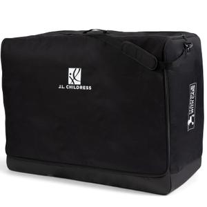 J.L. Childress Universal Stroller Travel Bag for Airplane - Fits Most Baby Strollers, Flying Essentials, Airport Accessories for Gate or Luggage Check, ID Card, AirTag Compatible - Large, Padded