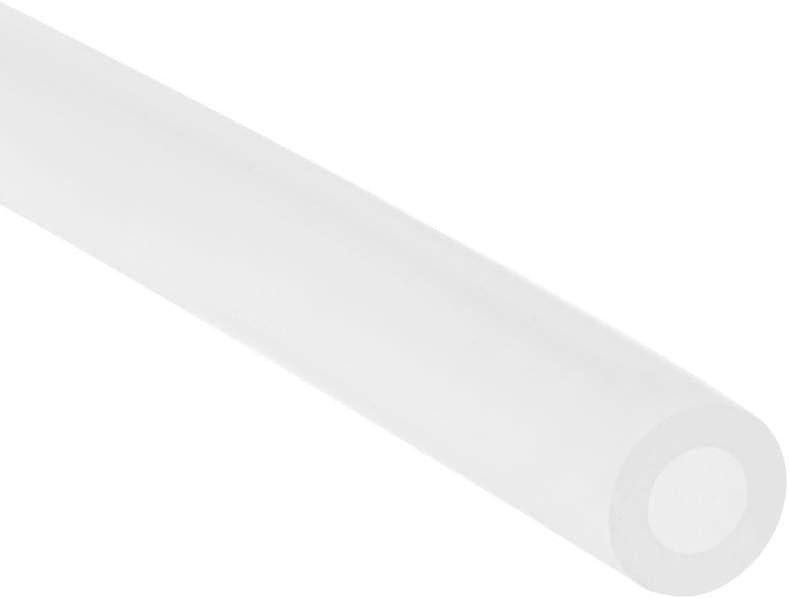uxcell Silicone Tubing 1/4" ID x 1/2" OD 6.6ft(2m) Silicone Rubber Tube Air Hose Water Pipe for Pump Transfer Translucent