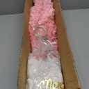 Pink Christmas Tree, 4FT Christmas Tree with Metal Stand, Artificial Pink Tree with 300 Branch Tips, Easy Assembly, for Indoor Outdoor Holiday Decoration