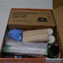 Caydo 54 Pieces Screen Printing Kit with 50W LED UV Exposure Screen Printing Light, 6 Color Screen Printing Ink, Screen Printing Photo Emulsion, Emulsion Scoop Coater, Instructions