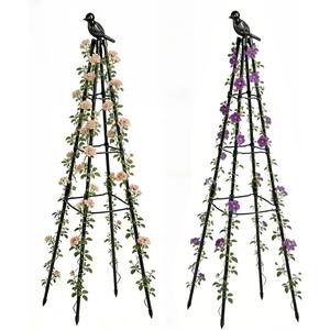Garden Trellis, 47" Plant Trellis Support Plant Stand for Climbing Plants Outdoor and Indoor Trellis, Potted Plants Flowers Vegetables and Vines, Tomato Cage Tower - 2 Pack