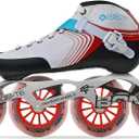 Bont GT4 Inline Speed Skates, Carbon Composite Racing Boots, 6061 T6 Aluminum Frame, Elemental 85A Wheels 110mm, ABEC5 Bearings (Size 7 (110mm))