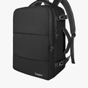 Taygeer Travel Laptop Backpack for Men Women, Airplane Approved Travel Backpack Suitcase with Usb Charging Port, Lightweight College 35l Luggage Bag 15.6inch Laptop Mochila Gifts for Business,Black