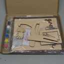 10" Hands Down Best Grandma Ever DIY Handprint Kids Frame with Paints, Car Picture Holder, Photo Ornament, Fridge Magnet, Art Craft Family Keepsake Birthday Father's Day Gift for Nana, Grammy HF620 (10L" x 8W")