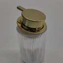 Glass Foam Soap Dispenser, Refillable Foaming Dispenser with Gold Pump, Foam Hand Soap Dispenser for Bathroom Kitchen, Modern Home Bathroom Decor Foam Type/Clear