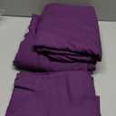 Amazon Basics Lightweight Super Soft, Comfortable Easy Care Microfiber 4 Piece Bed Sheet Set with 14-Inch Deep Pockets, Queen, Plum, Solid