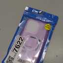 Luckwhale for iPhone 15 Pro Max Case, Fits Magsafe, Heavy Duty Shockproof Protection Phone Cases with Screen Protector*1, Magnetic Transparent Protective Cover for iPhone 15 ProMax 6.7 '', Purple