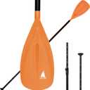 Karltion SUP Paddle - 3-Piece Adjustable Aluminium SUP Paddle with Glass Fiber Blade for Surfing, Floating, Water Sports