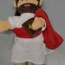 Yelakey Jesus Plush Speaks 20 of Bible Verses and 3 of Bible Music Jesus Stuffed Doll to Teach Suitable for Church Sunday School Religious Easter (RED)