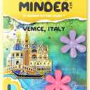 Awesome Pattern Studio Needle Minder Set  Venice Magnetic Needle Minder + 2 Needle Threaders. Enamel Pin for Cross Stitch, Embroidery and Craft