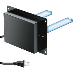U/V Light for HVAC, Briidea U/V/C Light for Air Conditioner Duct for Whole House Large Room 110V 18W (Black)