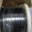 WAYSKA 1000FT 1/8" T316 Black Stainless Steel Cable, Black Wire Rope Aircraft Cable for Indoor Outdoor Cable Railing Stair Deck Fencing, 7x7 Strands Construction, DIY Balustrades, Comes with a Cutter