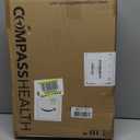 Carex Toilet Seat Riser, Elongated Raised Toilet Seat Adds 3.5 inches to Toilet Height, for Assistance Bending or Sitting, 300 Pound Weight Capacity Toilet Riser