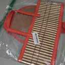 Weysat 3 Set Baskets for Gifts Empty Mother's Day DIY Bulk Large Woven Bamboo Gift Basket Kit with Handle Red Bow Wrap Bag to Fill for Wedding Birthdays Party Wrapping (Red)