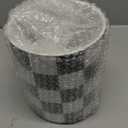 Utensil Holder7.2 Inch Checkered Utensil Holder, Ceramic Cooking Utensil Spoon/Spatula Holder for Countertop, Kitchen Decor and Accessories for counte(Black)